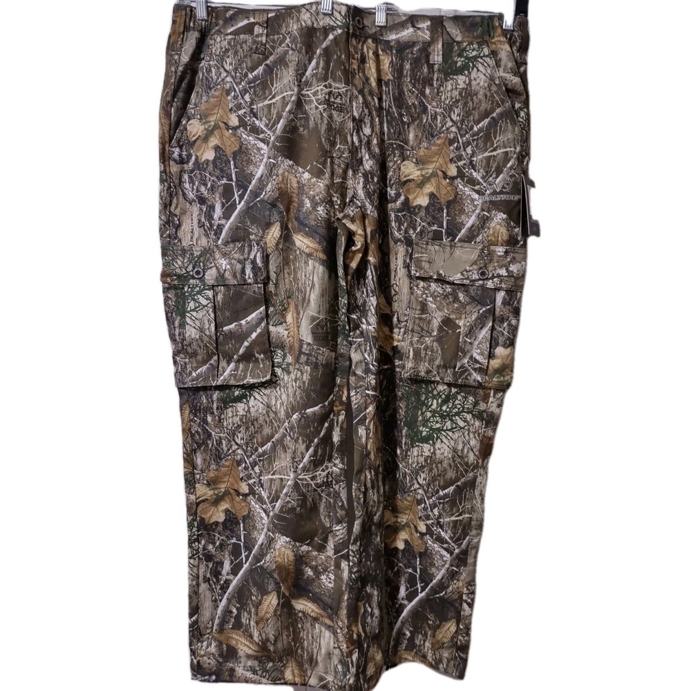 Realtree Camouflage Pants‎ Men's XXLarge 44-46  Button Cargo Pockets Flex Fabric